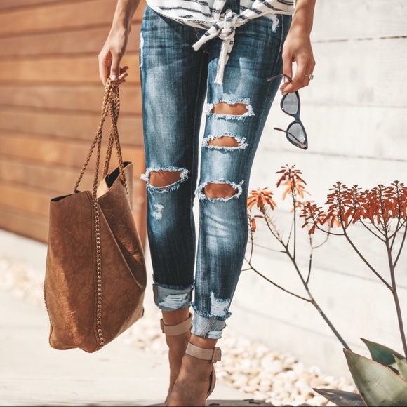 1 LEFT‼️Tristin Destructive Skinnies - Picture 2 of 8